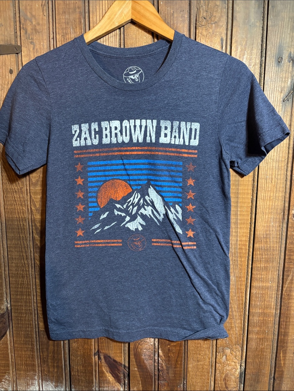 Zac Brown Band Men's Navy Graphic Tee